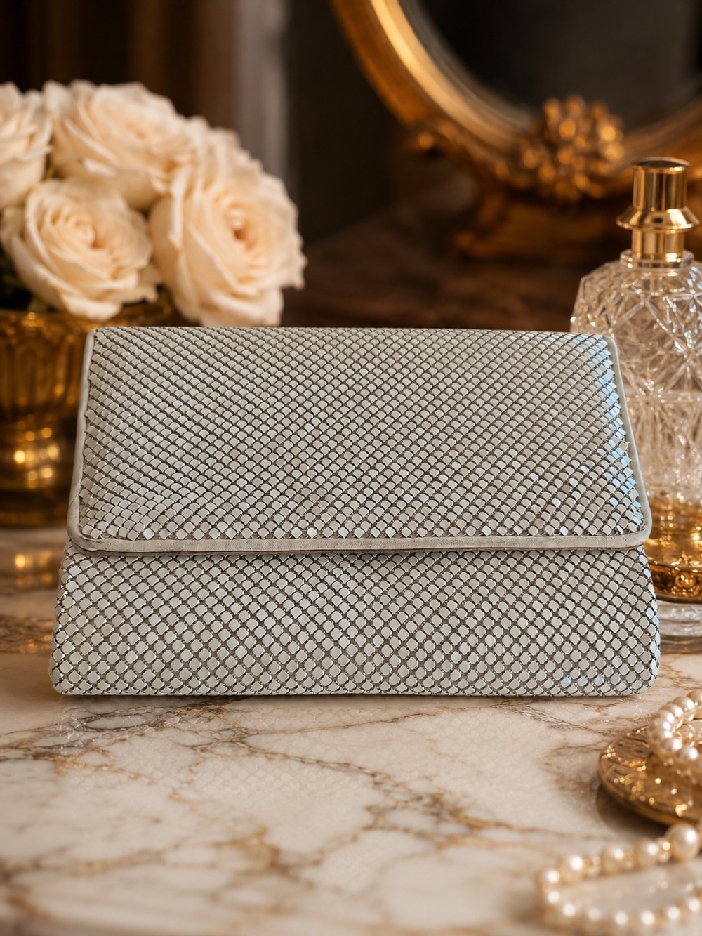 Whiting & Davis Vintage Clutch